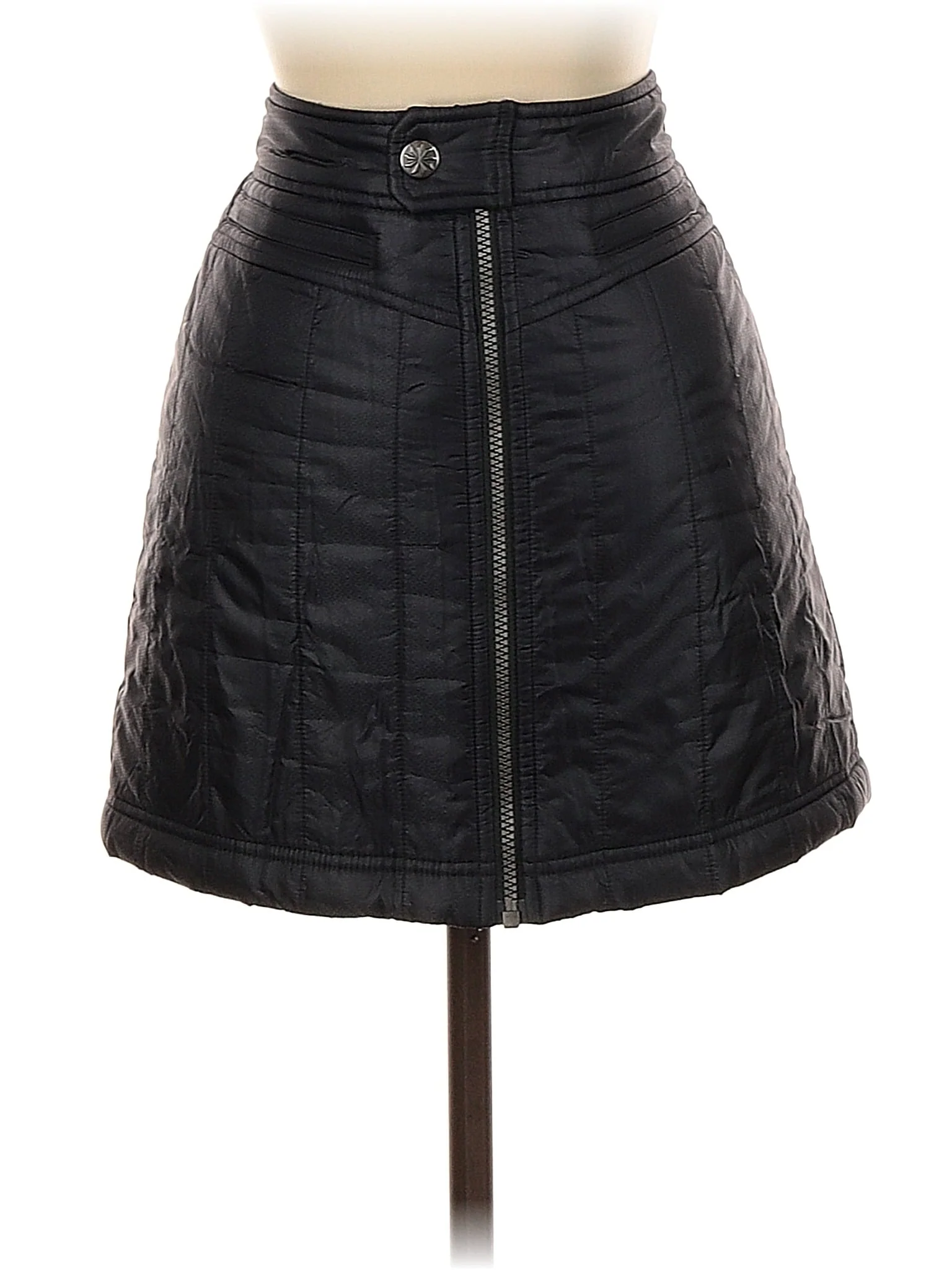 Faux Leather Skirt