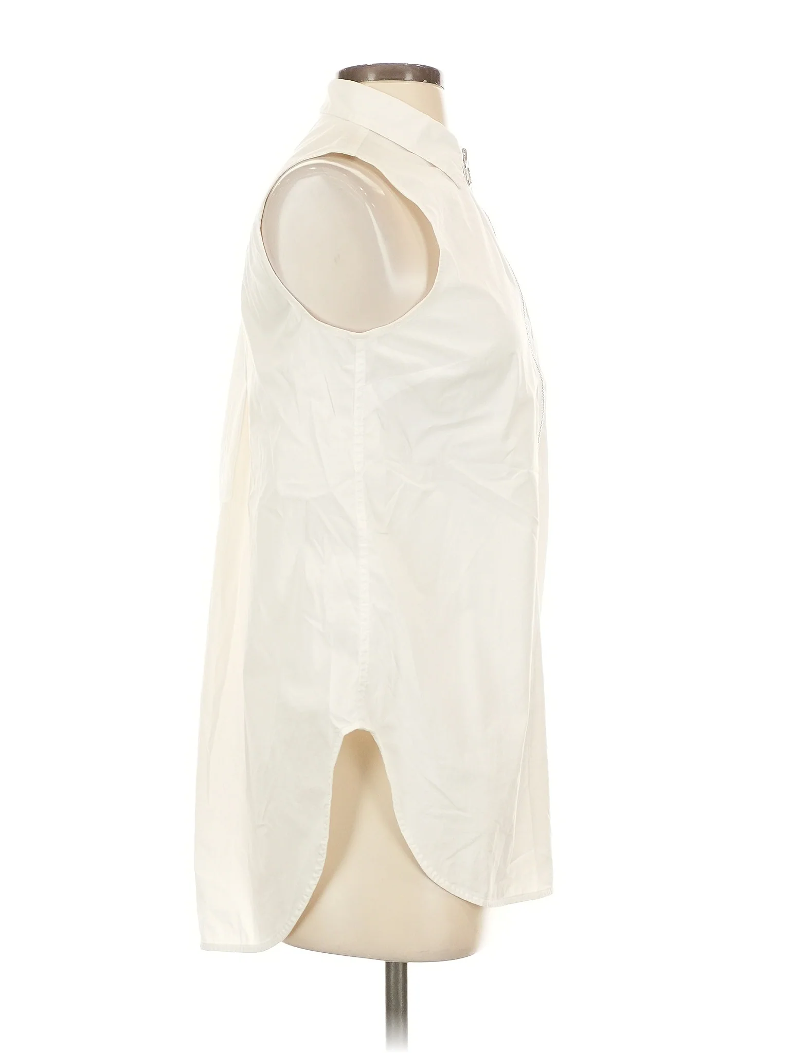 Sleeveless Button Down Shirt - Image 3